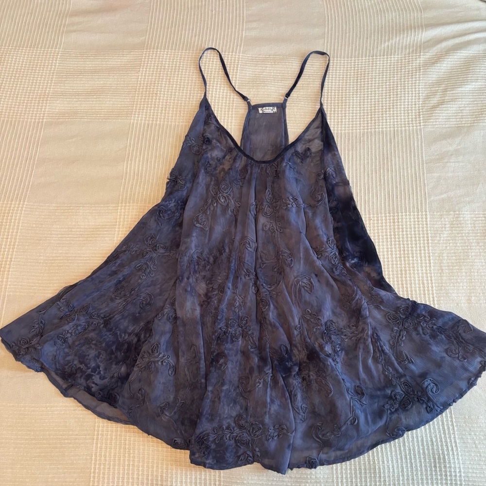 Flowy Blue Free People Tunic